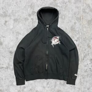 Y2K Quiksilver Graphic Zip Up Hoodie